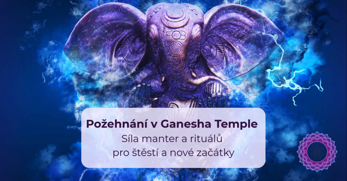 Prožijte transformační večer v Ganesha Temple v Praze. Mantry a rituály pro štěstí a nové začátky. Nechte se vést posvátnou energií k překonání výzev a otevření se novým možnostem.