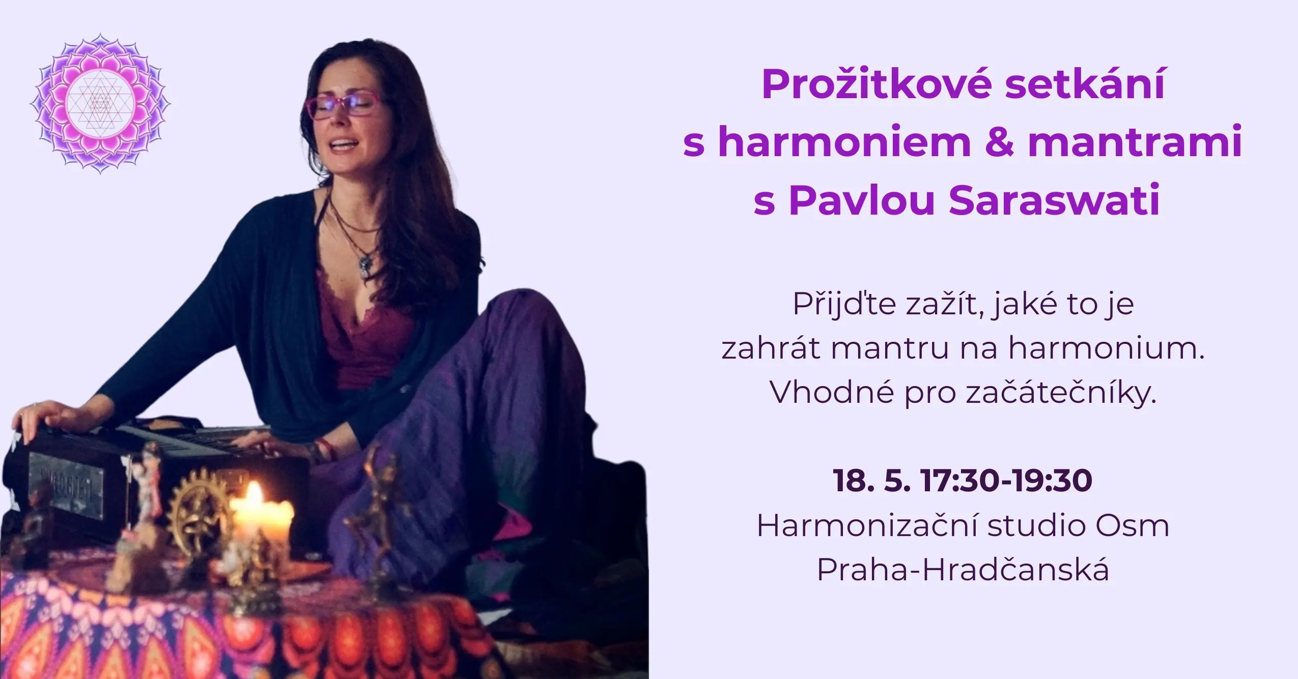 Prožitkové setkání s harmoniem a mantrami Vyzkoušejte si hru na harmonium a objevte své skryté hudební nadání | Vhodné i pro úplné začátečníky |