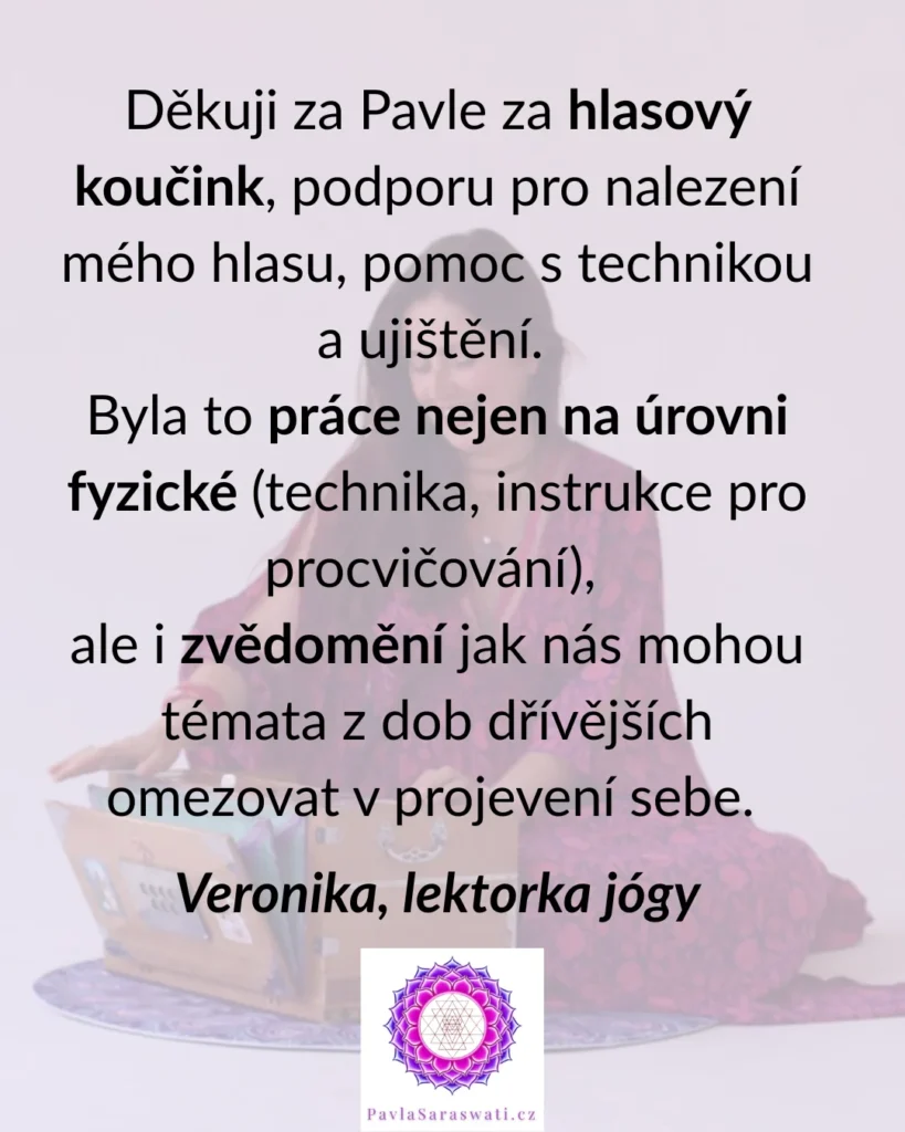 zvolte si individuální přístup - hra na harmonium | zpěv | mantry s Pavlou Saraswati v Praze nebo online
