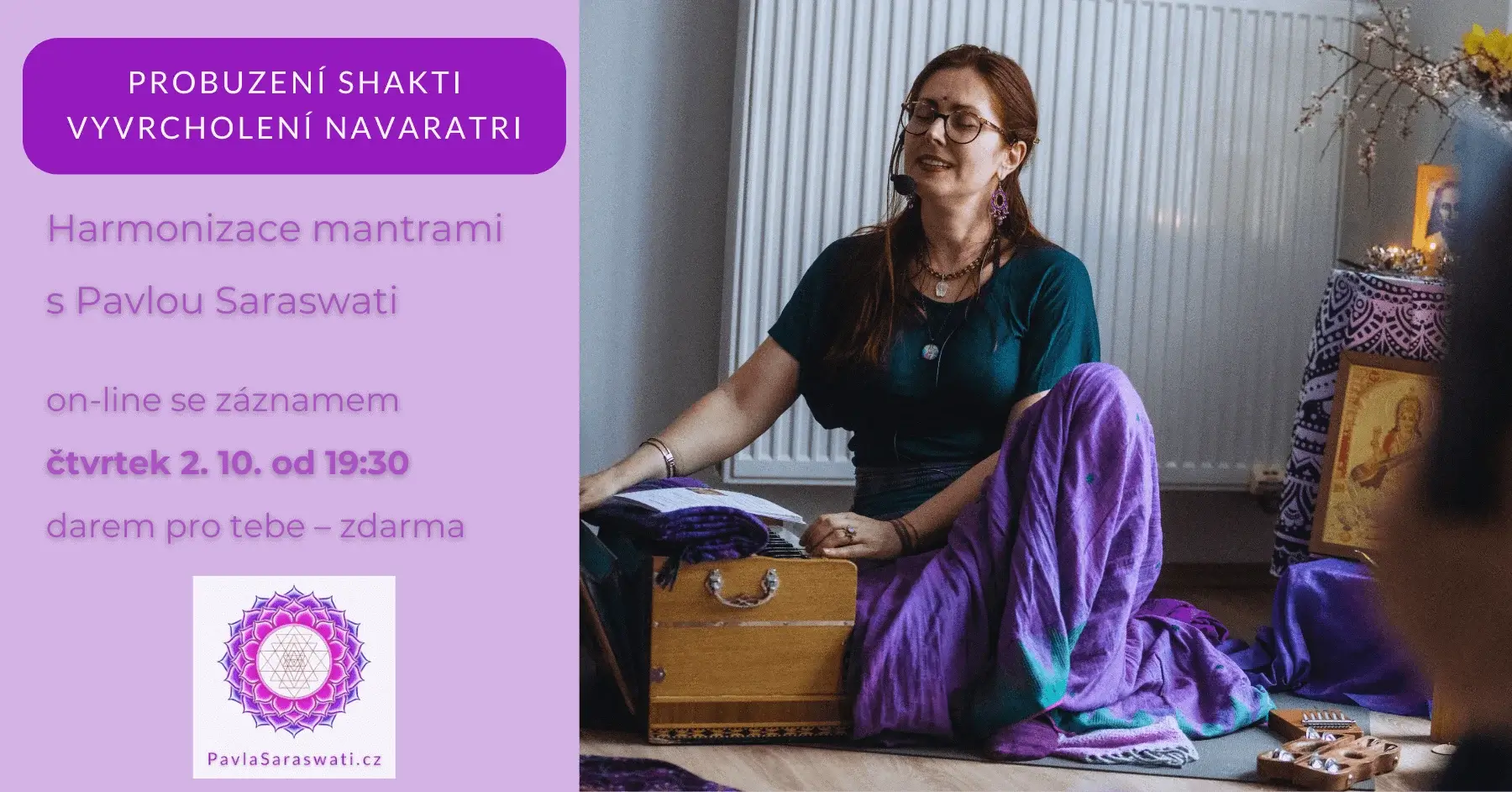 jedinečná událost při vyvrcholení Navaratri - oslavující ženský princip
