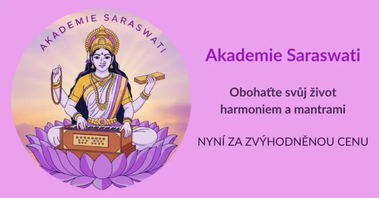 Obohaťte svůj život harmoniem a mantrami. V jedinečném programu Pavly Saraswati.