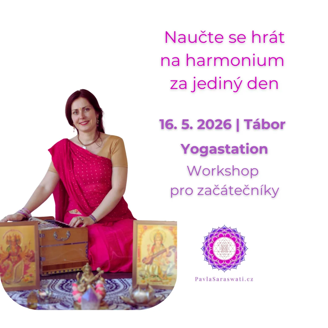 tabor-harmonium-16.5.-workshop naučte se hrát mantry na harmonium snadno na profesionálním workshopu Pavly Saraswati - 16.5.2026 v Táboře