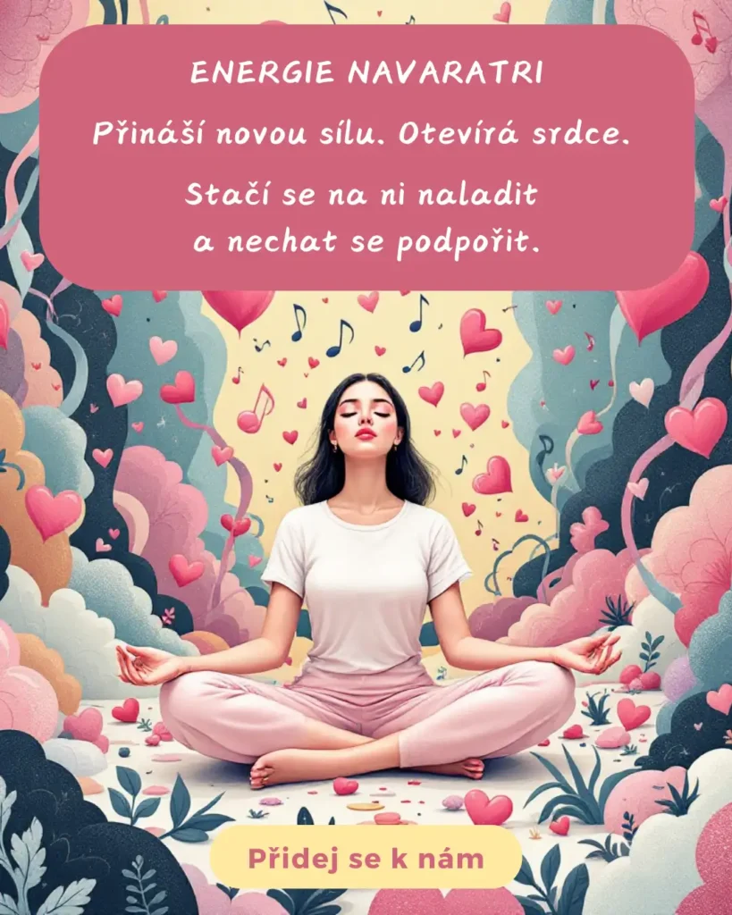 ENERGIE NAVARATRI Přináší novou sílu. Otevírá srdce. Přidej se k online programu zdarma právě teď!
