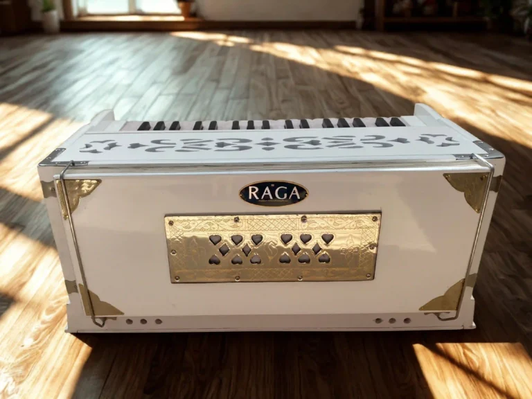 Harmonizujte sebe a svůj prostror: harmonium Raga v bílé barvě. Jedinečný nástroj | Pavla Saraswati