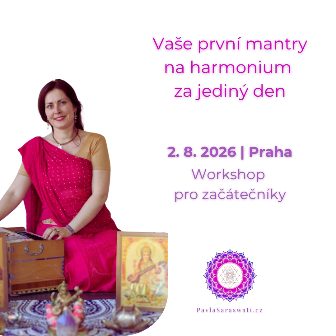 Workshop hry na harmonium pro začátečníky v Praze | 2. 8. Workshop hry na harmonium pro začátečníky | Praha 2. 8. | Naučte se zahrát 5 manter za jediný den bez not a bez předchozích zkušeností | S Pavlou Saraswati | Zbývají poslední místa – rezervujte zde: https://pavlasaraswati.cz/harmonium-kurzy/