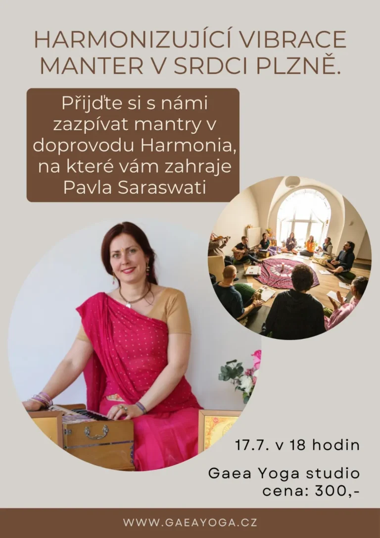 zažij kírtan - zpívání manter v kruhu, v plzni